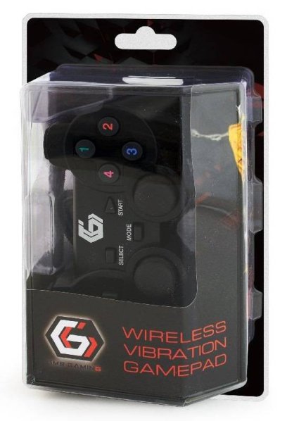 detail GEMBIRD Joy Gamepad JPD-WDV-01, vibrační, bezdrátový, PC/PS2/PS3, USB