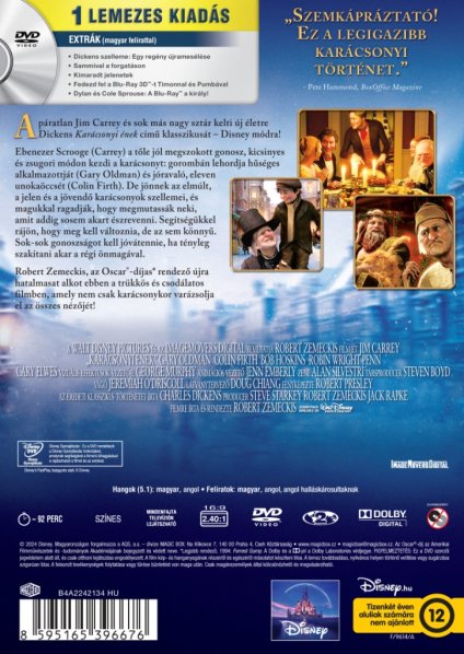 detail Vánoční koleda - DVD (maďarský obal)