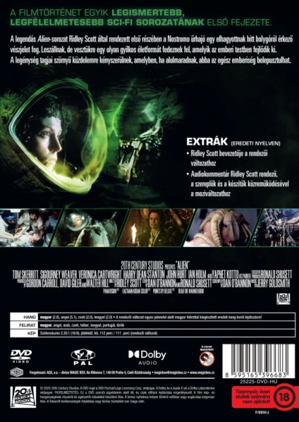 detail Vetřelec - DVD (maďarský obal)