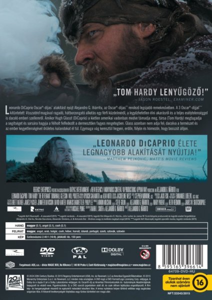 detail REVENANT Zmrtvýchvstání - DVD (maďarský obal)
