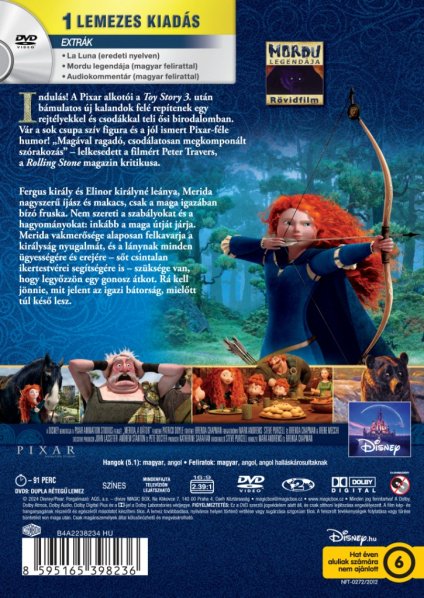 detail Rebelka - DVD (maďarský obal)