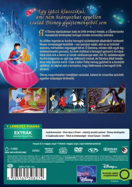 detail Šípková Růženka - DVD (maďarský obal)