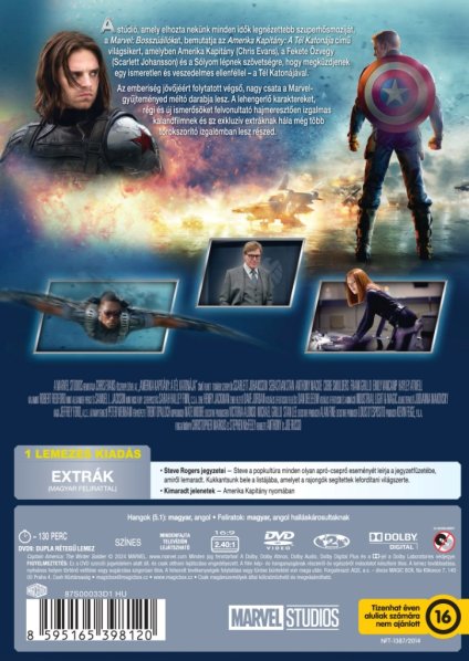 detail Captain America: Návrat prvního Avengera - DVD (maďarský obal)