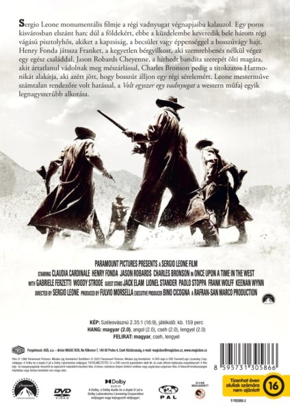 detail Tenkrát na Západě - DVD (maďarský obal)