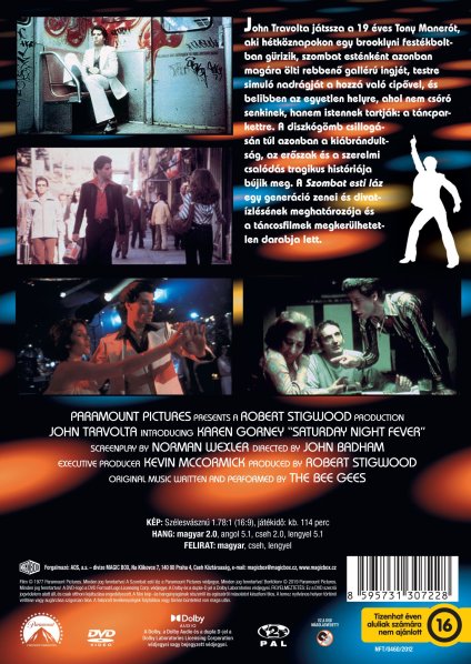 detail Horečka sobotní noci - DVD (maďarský obal)