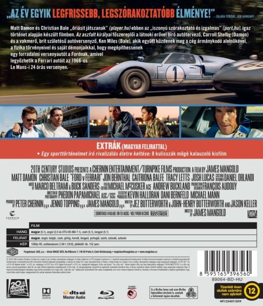 detail Le Mans 66 - Blu-ray (maďarský obal)