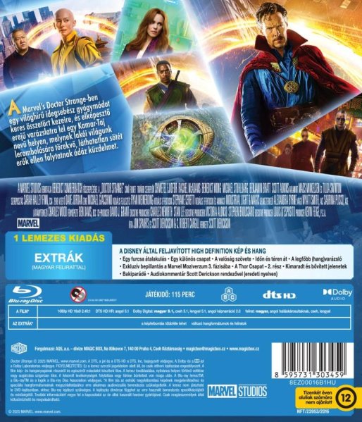 detail Doctor Strange - Blu-ray (maďarský obal)