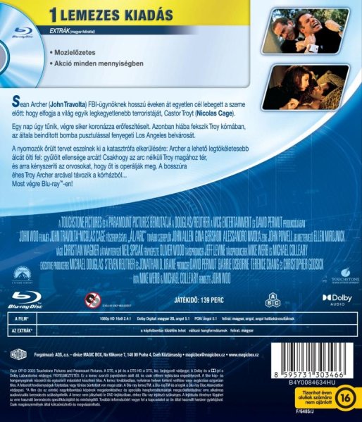 detail Tváří v tvář - Blu-ray (maďarský obal)