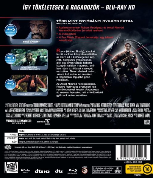 detail Predátoři - Blu-ray (maďarský obal) bez CZ