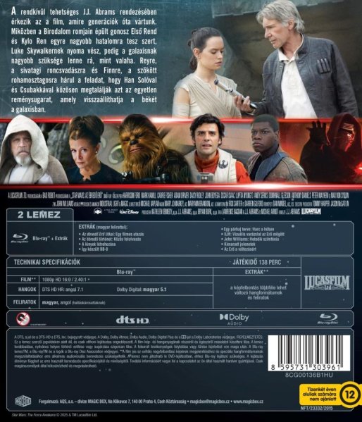 detail Star Wars: Síla se probouzí - Blu-ray 2BD (maďarský obal) bez CZ