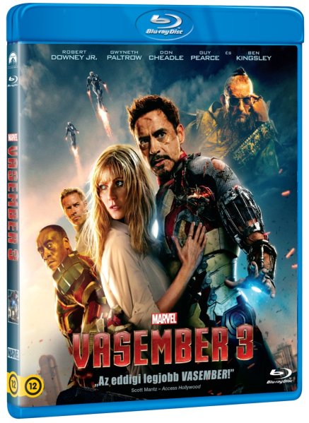 detail Iron Man 3 - Blu-ray (maďarský obal)