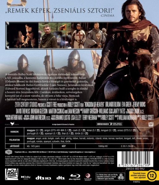 detail Království nebeské - Blu-ray (maďarský obal)