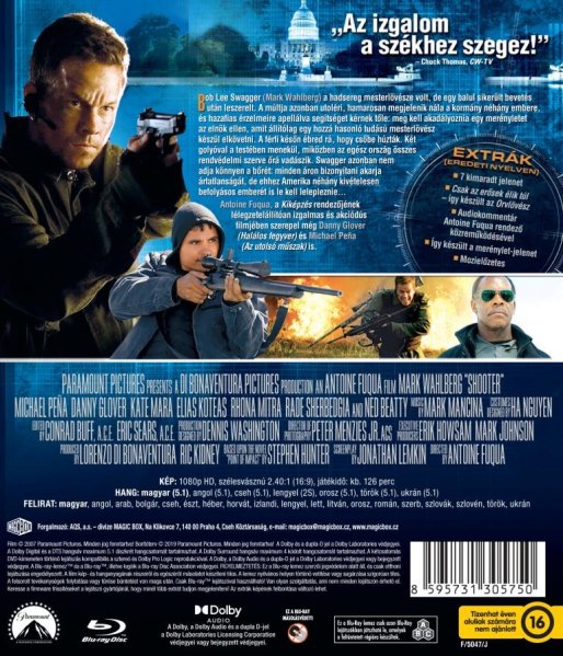 detail Odstřelovač - Blu-ray (maďarský obal)