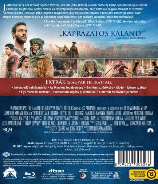detail Ben Hur (2016) - Blu-ray (maďarský obal)