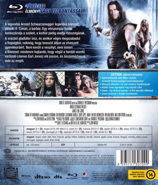 detail Barbar Conan - Blu-ray (maďarský obal)
