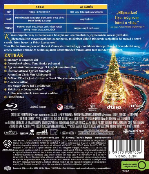 detail Polární expres - Blu-ray (maďarský obal)