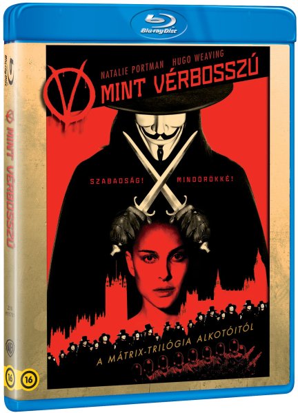 detail V jako Vendeta - Blu-ray (maďarský obal)