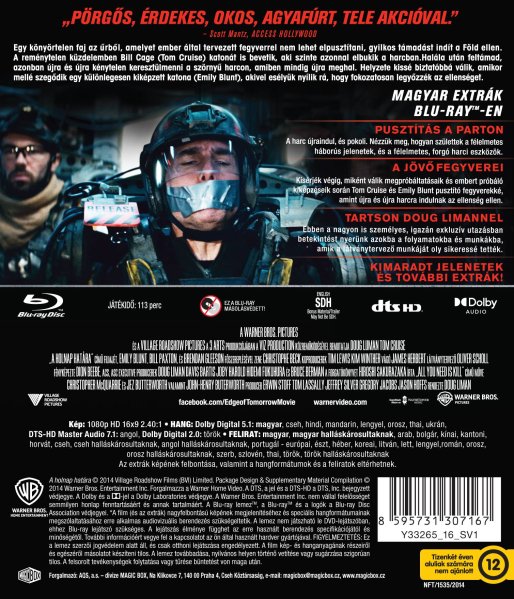 detail Na hraně zítřka - Blu-ray (maďarský obal)