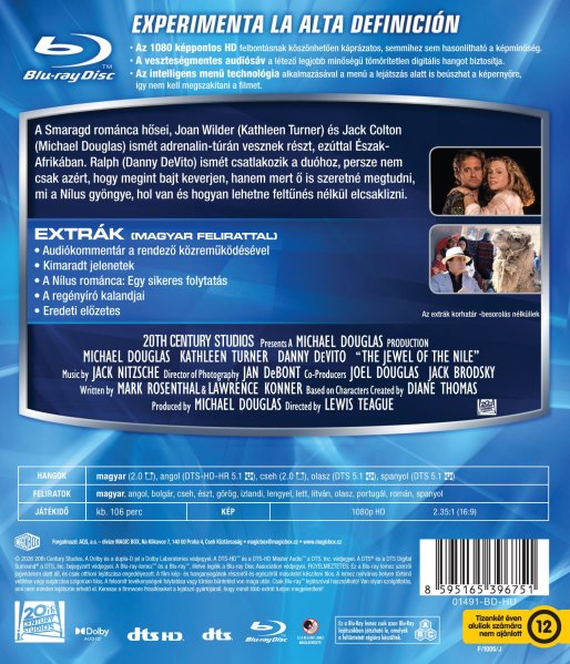 detail Honba za klenotem Nilu - Blu-ray (maďarský obal)