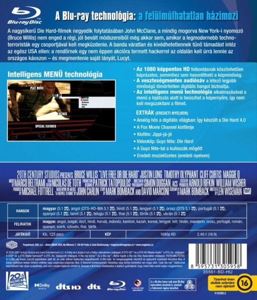 detail Smrtonosná past 4.0 - Blu-ray (maďarský obal) bez CZ