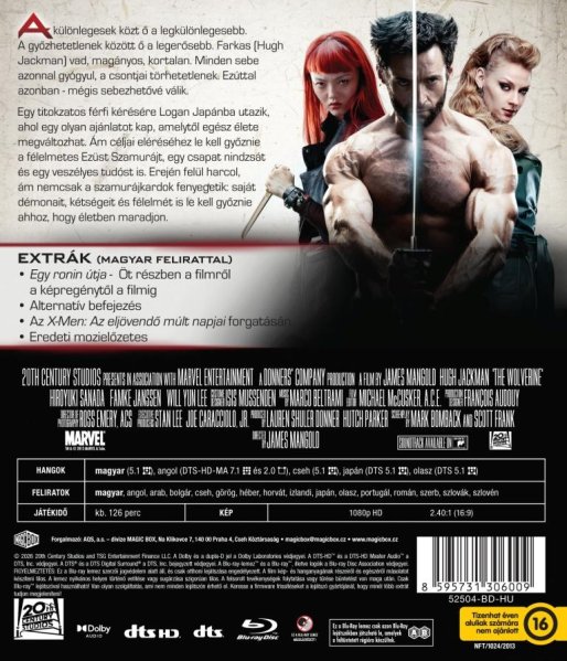 detail Wolverine - Blu-ray (maďarský obal)