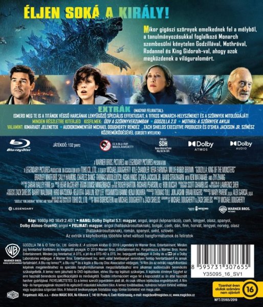 detail Godzilla II: Král monster - Blu-ray (maďarský obal)