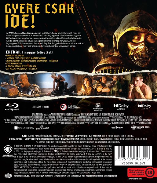 detail Mortal Kombat - Blu-ray (maďarský obal)