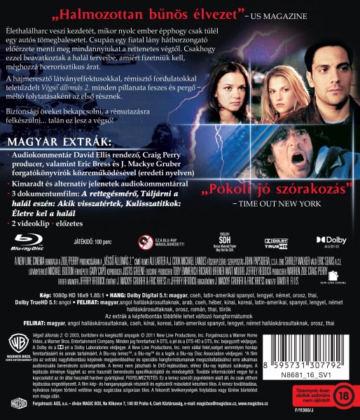 detail Nezvratný osud 2 - Blu-ray (maďarský obal)