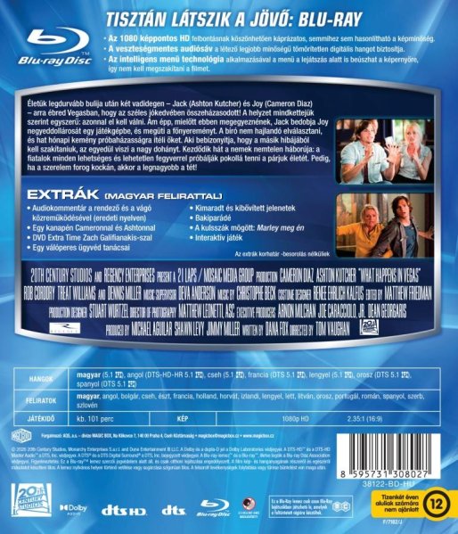 detail Mejdan v Las Vegas - Blu-ray (maďarský obal)
