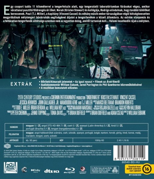 detail Pod vodou - Blu-ray (maďarský obal)