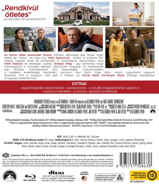 detail Zmenšování - Blu-ray (maďarský obal)