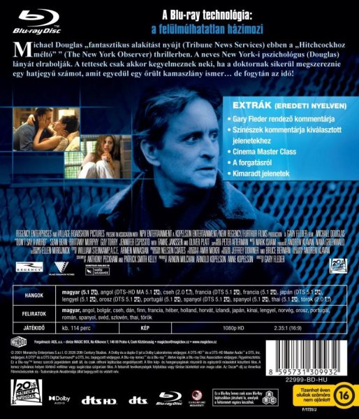 detail Neříkej ani slovo - Blu-ray (maďarský obal)