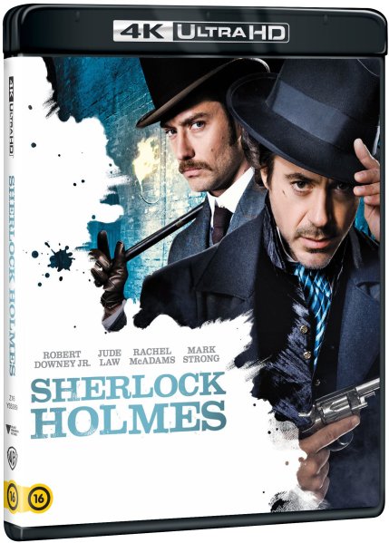detail Sherlock Holmes - 4K Ultra HD Blu-ray (maďarský obal)