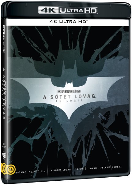 detail Temný rytíř trilogie - 4K Ultra HD Blu-ray (maďarský obal)