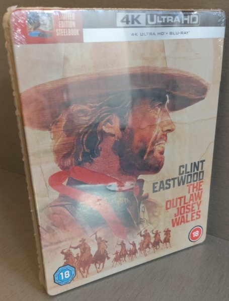 detail Psanec Josey Wales - 4K UHD + Blu-ray Steelbook (bez CZ) OUTLET