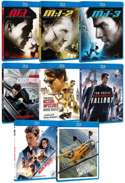detail Mission: Impossible 1-8 kolekce - Blu-ray 8BD jednotlivé krabičky