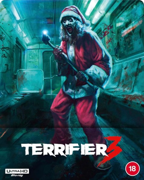 detail Terrifier 3: Klaunovy Vánoce - 4K UHD Blu-ray Steelbook (bez CZ) UK
