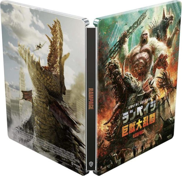 detail Rampage Ničitelé - 4K UHD + BD Steelbook (Japanese Artwork) bez CZ