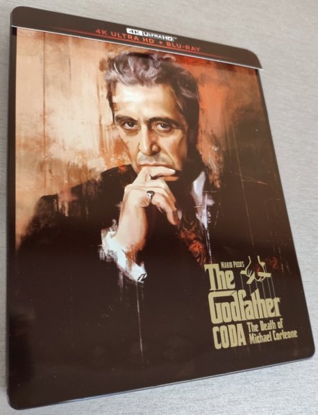detail Kmotr Coda: Smrt Michaela Corleona - 4K UHD Blu-ray Steelbook OUTLET
