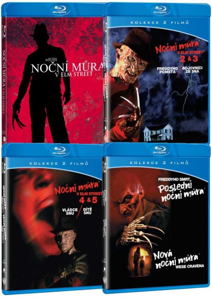 detail Noční můra v Elm Street 1-7 kolekce - Blu-ray 4BD jednotlivé krabičky