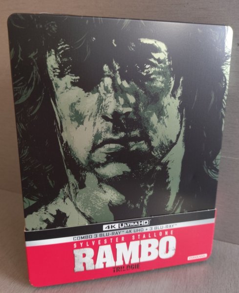 detail Rambo 1-3 kolekce - 4K UHD + Blu-ray 6BD Steelbook (bez CZ) OUTLET