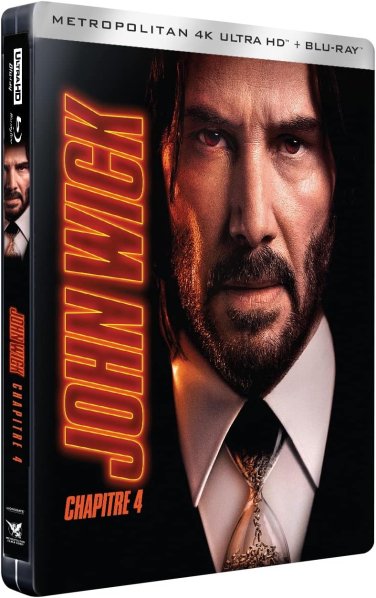 detail John Wick: Kapitola 4 - 4K UHD Blu-ray + BD Steelbook (bez CZ) OUTLET