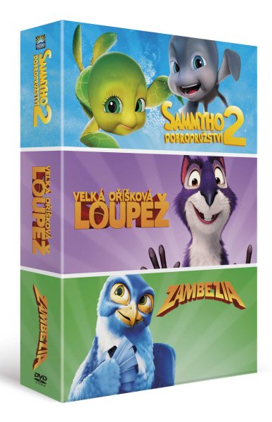 detail VELKÁ OŘÍŠKOVÁ LOUPEŽ + ZAMBEZIA + SAMMYHO DOBRODRUŽSTVÍ 2 - KOLEKCE - 3 DVD
