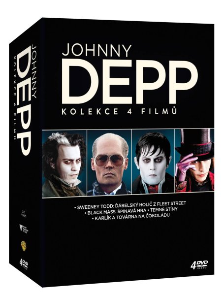 detail Johnny Depp Kolekce - 4 DVD