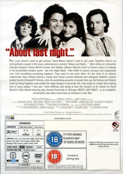 detail Ohledně minulé noci - DVD