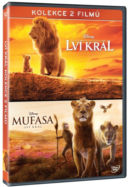 detail Lví král (2019) + Mufasa: Lví král kolekce 2 filmů - 2DVD