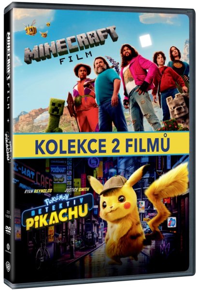 detail Minecraft film + Pokémon: Detektiv Pikachu kolekce 2 filmů - 2DVD