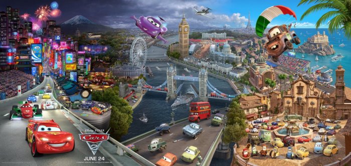 detail Auta 2 (Cars 2) - Blu-ray