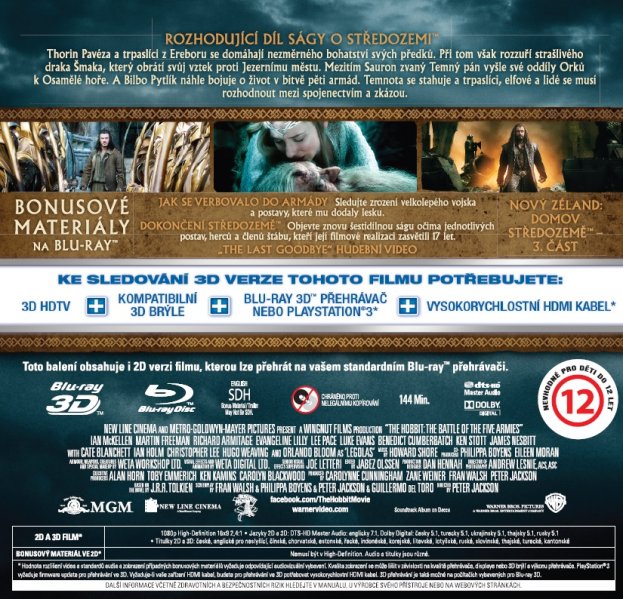 detail Hobit: Bitva pěti armád - Blu-ray 3D + 2D