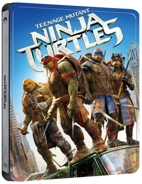 detail Želvy Ninja (2014) - Blu-ray 3D + 2D Steelbook
